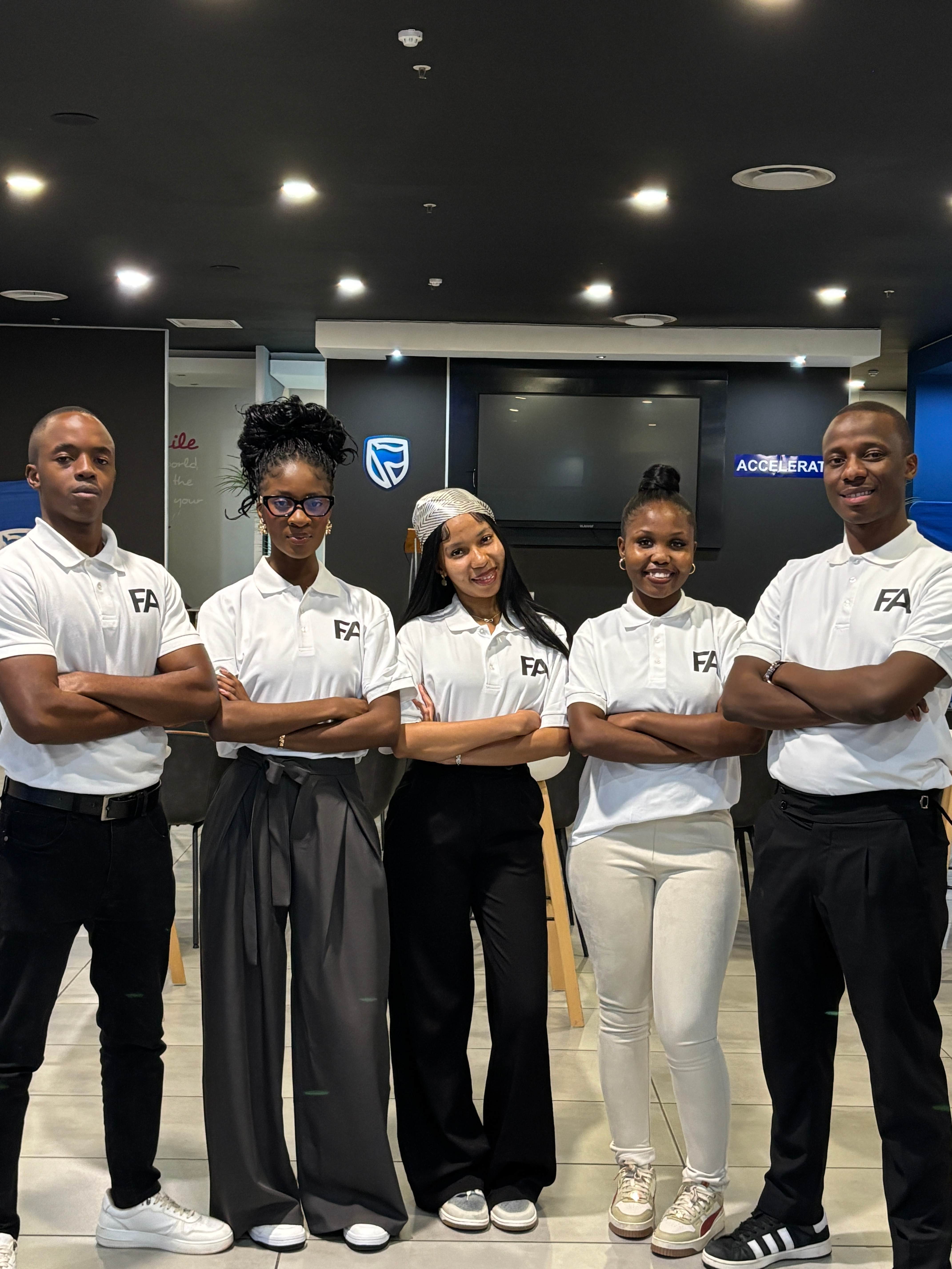 Fusion Attire team on the ground